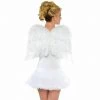 Balloon Agencies Christmas White Feather Adult Wings Christmas Costume Accessories