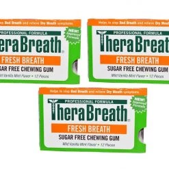 IHerb Health & Beauty Therabreath Fresh Breath Chewing Gum Xylitol Eliminates Bad Breath Halitosis