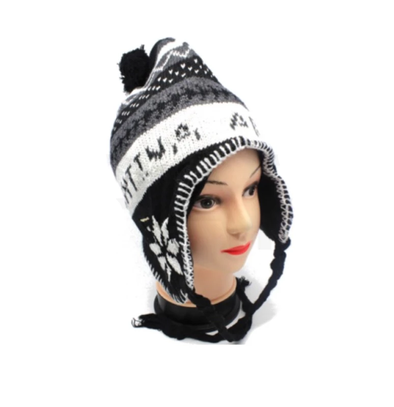 JD Party Costume Accessories Fashionable Beanie Hat With Strings Assorted Designs Ladies Knitted Beanie 9 JD Party Costume Accessories Fashionable Beanie Hat With Strings Assorted Designs Ladies Knitted Beanie