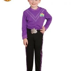 Rubie's Wiggles Boys Girls Deluxe Purple Blue Red Wiggle Costume Poly Bag