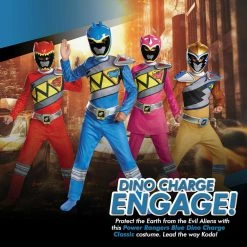 Morris Costumes Power Ranger Classic Costume Dino Charge Kids Boys Girls Costume
