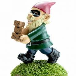 Williamvalentine The Porch Pirate Garden Gnome Statue Yard Lawn Amazon & EBay Package Stealer Home & Garden