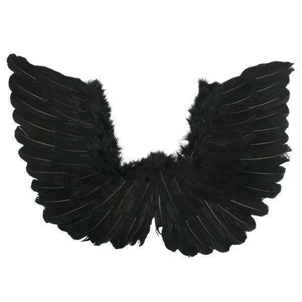 Tomfoolery Small Medium Large Angel Devil Black White Costume Wings Costume Accessories 4 Tomfoolery Small Medium Large Angel Devil Black White Costume Wings Costume Accessories