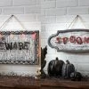 Morris Beware Spooky Animated Sign Halloween Decoration Prop