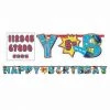 Tomfoolery Party Supplies Disney Toy Story 4 Add Age Happy Birthday Jumbo Letter Banner Party Decorations