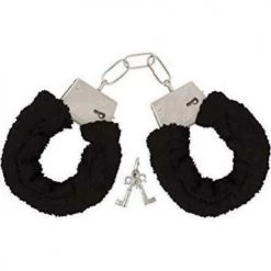 Unbranded Hens Night Fluffy Metal Handcuffs & Keys Party Games Stag Police Costume Accessory