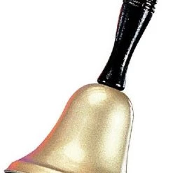 Rubies Deerfield Costume Accessories Santa Claus Christmas Hand Bell 10cm Gold Bell Xmas Costume Accessory
