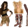 Rubie's/smiffys/dr.tom Costumes Cavewoman Wig Sandals Voodoo Set 2 Piece Leopard Ladies Costume