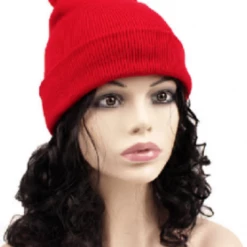 JD Party Costume Accessories Basic Beanie Plain Winter Ski Thermal Warm Knit Knitted Hat Cap Soft Unisex