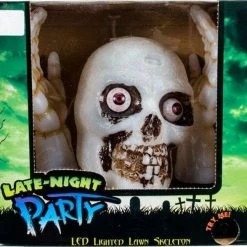 Aussie Toys Creepy Skull & Hands LED Lights Spooky Sound Halloween Ground Breaker Prop Halloween Props/Decoration