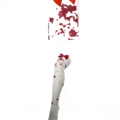 JD Party Ladies Pantyhose Halloween Stocking With Pattern And Bow Costume Accessories