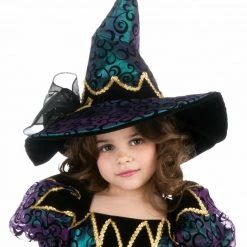 Rubie's Halloween Costumes Rainbow Colour Magic Pumpkin Radiant Witch Halloween Girls Costume