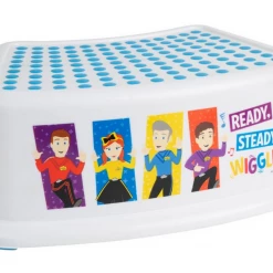 BIG W Wiggles Toilet Training Padded Toilet Seat Cover & Stool With Reward Stickers Home & Garden