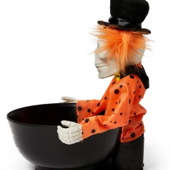 Unbranded Halloween Props/Decoration 3D Animated Evil Twisted Talking Clown Lollie Bowl Halloween Decoration