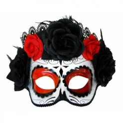 Sweidas Day Of The Dead Masquerade Ladies Eye Mask