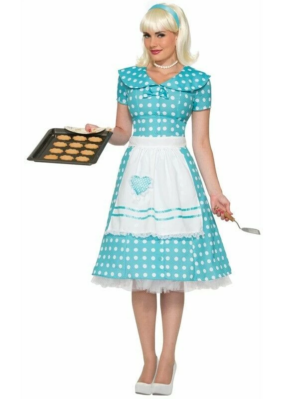 Tomfoolery Costumes 50s Sexy Housewife Size Medium Dress And Apron Ladies Costume 3 Tomfoolery Costumes 50s Sexy Housewife Size Medium Dress And Apron Ladies Costume