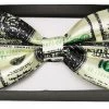 Morris USD Currency Bow Tie Adult Costume Accessory Bowtie Money $100 Bill Costume Accessories