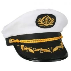 Tomfoolery Costume Accessories Admiral Sea Sailor Captain Hat Skipper Costume Cap Navy Or White 10 Tomfoolery Costume Accessories Admiral Sea Sailor Captain Hat Skipper Costume Cap Navy Or White