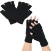 JD PARTY Winter Fingerless Gloves Open Finger Black Soft Warm Knitted Glove Unisex Costume Accessories