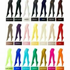 Unbranded Costume Accessories 80s 70s Disco Opaque Womens Pantyhose Stockings Hosiery Tights