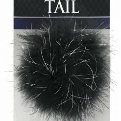 Balloon Agencies Black Bunny Feather Tail Costume Accessory Costume Accessories