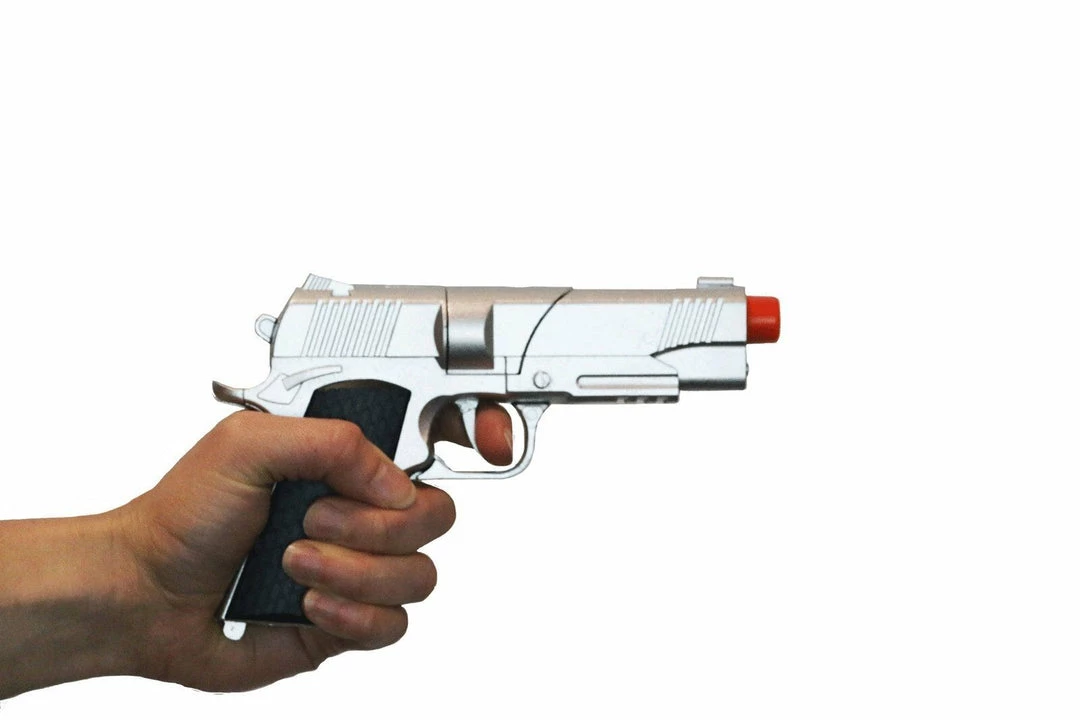 Sweidas Police Pistol Silver Or Black Diecast Cap Costume Toy Gun Gangster Cowboy Costume Accessories 3 Sweidas Police Pistol Silver Or Black Diecast Cap Costume Toy Gun Gangster Cowboy Costume Accessories