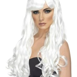 Smiffys Long Desire Fringe Ladies Wig 8 Smiffys Long Desire Fringe Ladies Wig