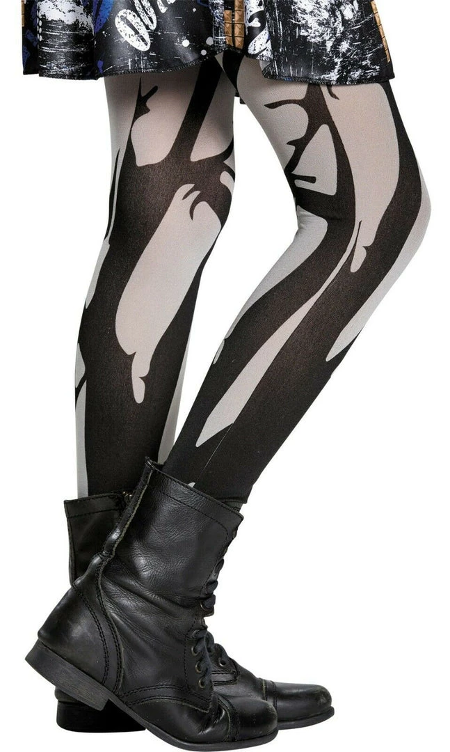 Morris Costumes Costume Accessories Disney Descendants Evie Girl's Footless Tights Genuine Costume Accessory 1 Morris Costumes Costume Accessories Disney Descendants Evie Girl's Footless Tights Genuine Costume Accessory