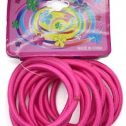 JD Health & Beauty 12 X Thick Stong School Hair Ties Bands Many Colours For Girls & Women