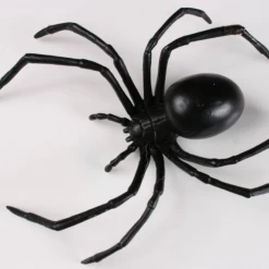 Morris Costumes Halloween Props/Decoration Realistic Black Widow Spider Halloween Decoration Prop 15cm Scary Prank Gag