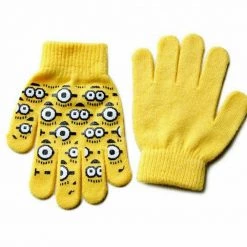 Unbranded Despicable Me Minions Beanie Hat & Gloves 3D Knitted Winter Yellow Set Kids Boys 9 Unbranded Despicable Me Minions Beanie Hat & Gloves 3D Knitted Winter Yellow Set Kids Boys