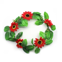 JD Party Flower Sunflower Crown Head Wreaths Fairy Girls Ladies Hair Accessory