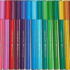 Kmart Home & Garden Faber Castell 18 Connector Pens Textas Child Safe Ink Washable Colouring In Pens