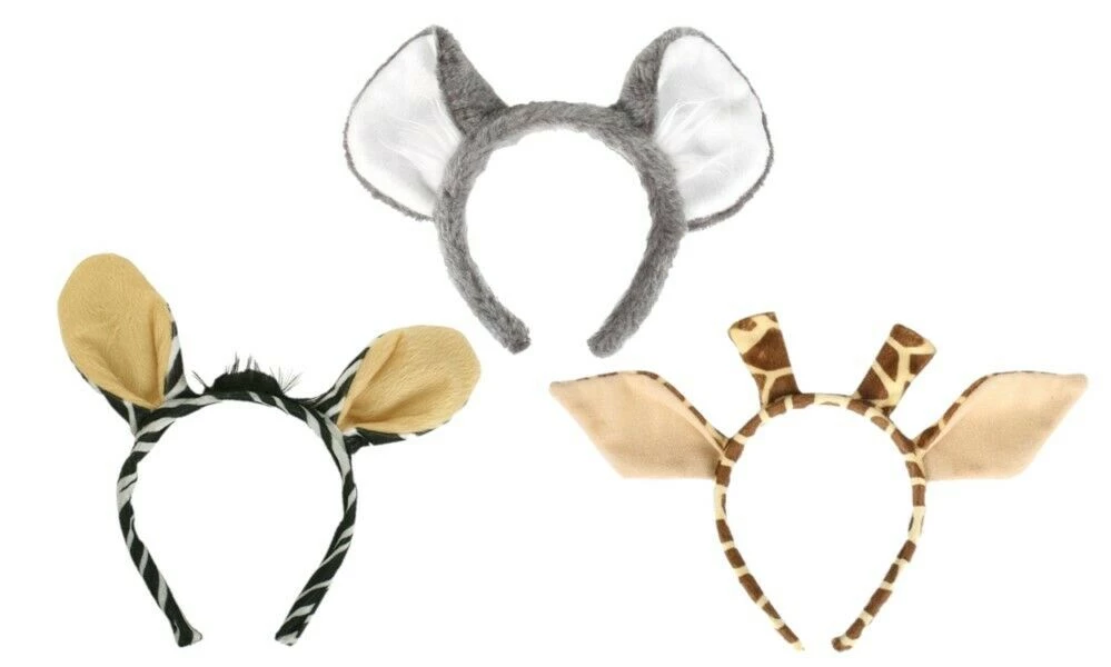 Tomfoolery Costume Accessories Animal Koala Giraffe Zebra Ears On Headband Kids Costume Accessory 1 Tomfoolery Costume Accessories Animal Koala Giraffe Zebra Ears On Headband Kids Costume Accessory