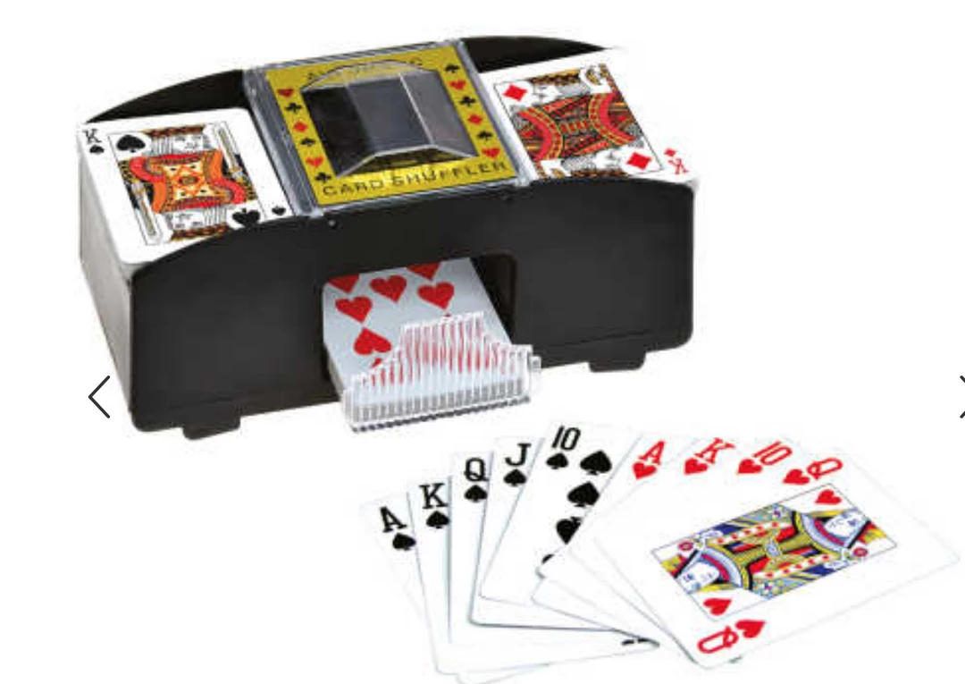 BW Home & Garden Automatic Poker Card Shuffler 2 Decks Machine Battery Operated Game Playing 1 BW Home & Garden Automatic Poker Card Shuffler 2 Decks Machine Battery Operated Game Playing