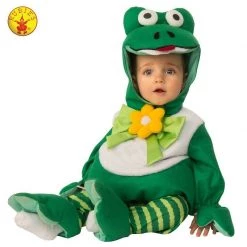 Rubie's Costumes 3D Frog Suit With Hood Toddler 2-4 Kids Costume