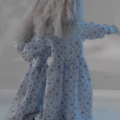 Unbranded Halloween Props/Decoration Animated 85cm Creepy Twins Haunted Dolls Halloween Decoration Prop