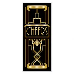 Balloon Agencies Great 20s Black & Gold Photo Prop Banner Cutouts Scene Setter Party Decoration Party Supplies