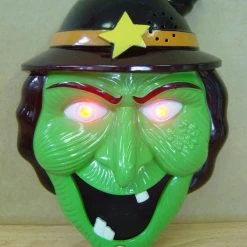 Spookytime Halloween Props/Decoration Animated Talking Doorbell & Pop Out Spider Halloween Prop Witch Pumpkin Vampire