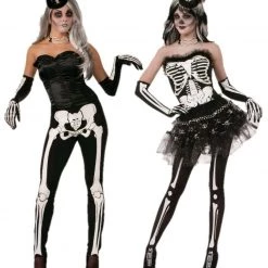 Rubie's Skeletone Bone Legging And Tutu Ladies Halloween Costume