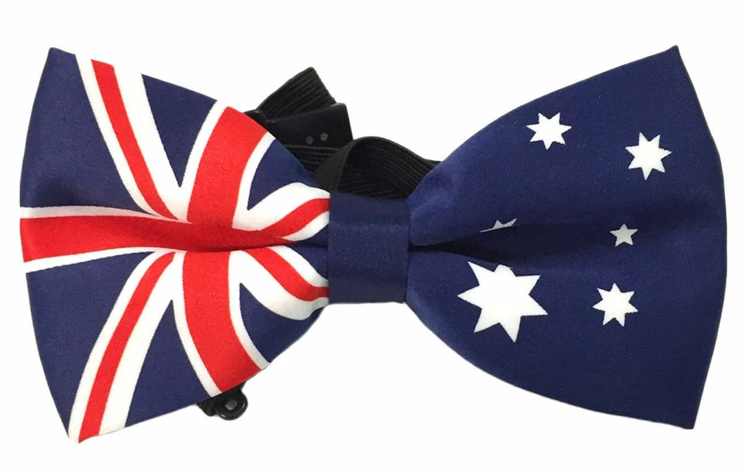 HappyTime Costume Accessories Commonwealth Games Australia Day Formal Bow Tie With Australian Flag 1 HappyTime Costume Accessories Commonwealth Games Australia Day Formal Bow Tie With Australian Flag