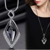 Unbranded Crystal & Rhinestone Necklace & Pendant Geometric Statement Fashion Jewelry