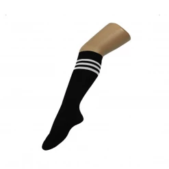 JD Party Football Cheerleader Socks Sports Knee High 3 Stripes Costume Accessories