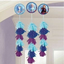 Balloon Agencies Party Supplies Disney Frozen 2 Pack Of 3 Hanging Party Decorations