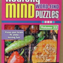 Aussie Toys Home & Garden 2 X HEALTHY MIND WORD-FINDS A5 | Puzzles Adult Learning Activity Brain Teasers