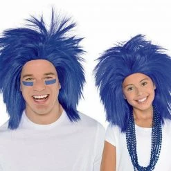 Balloon Agencies Fan Supporters Crazy Spikey Wig Ladies Mens Costume Accessory Many Colours