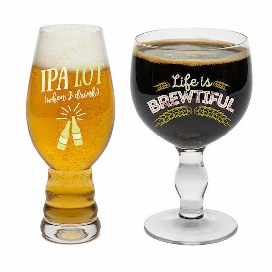 Williamvalentine Home & Garden BigMouth Guaranteed Genuine 16oz Beer Snob Designed High Quality Glassware Set 1 Williamvalentine Home & Garden BigMouth Guaranteed Genuine 16oz Beer Snob Designed High Quality Glassware Set