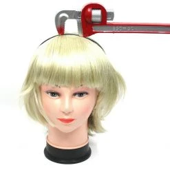 JD Party Halloween Party Props Horror Headband Hoop Bloody Through Head Fancy Hair Band