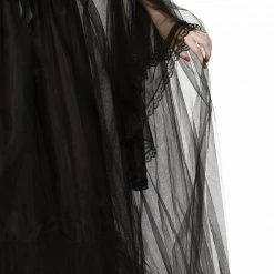 Rubies Halloween Props/Decoration Black Hooded Cape Halloween Ladies Costume
