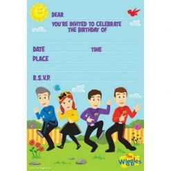 Balloon Agencies The Wiggles Lolly Bags Napkins Banners Masks Balloons Party Supplies Decorations